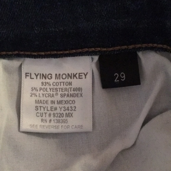 NWT Flying Monkey Skinny Jeans Size 29 - Picture 6 of 6